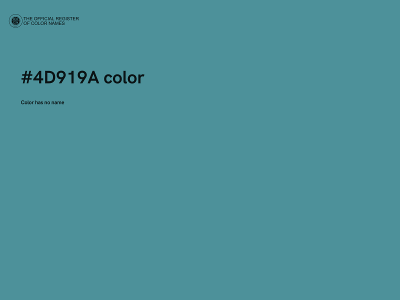 #4D919A color image