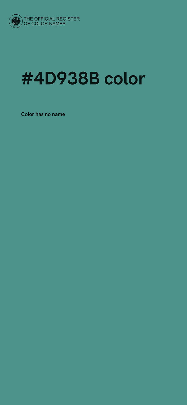 #4D938B color image