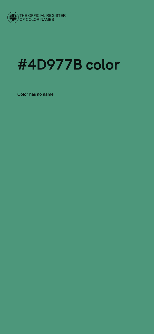 #4D977B color image