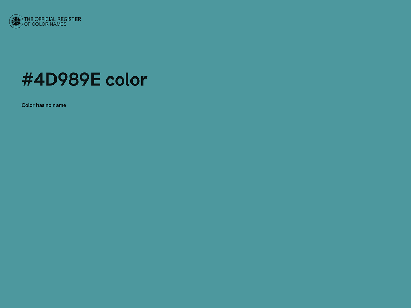 #4D989E color image