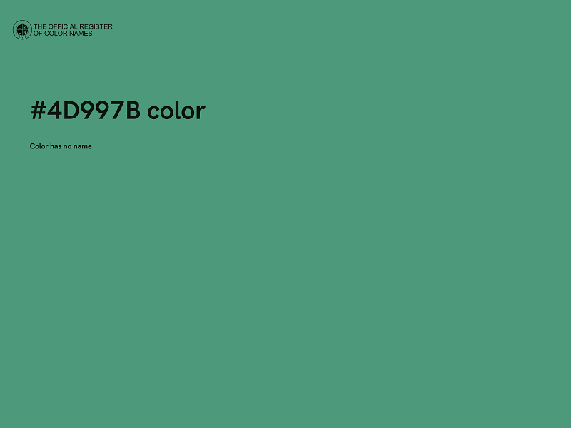 #4D997B color image