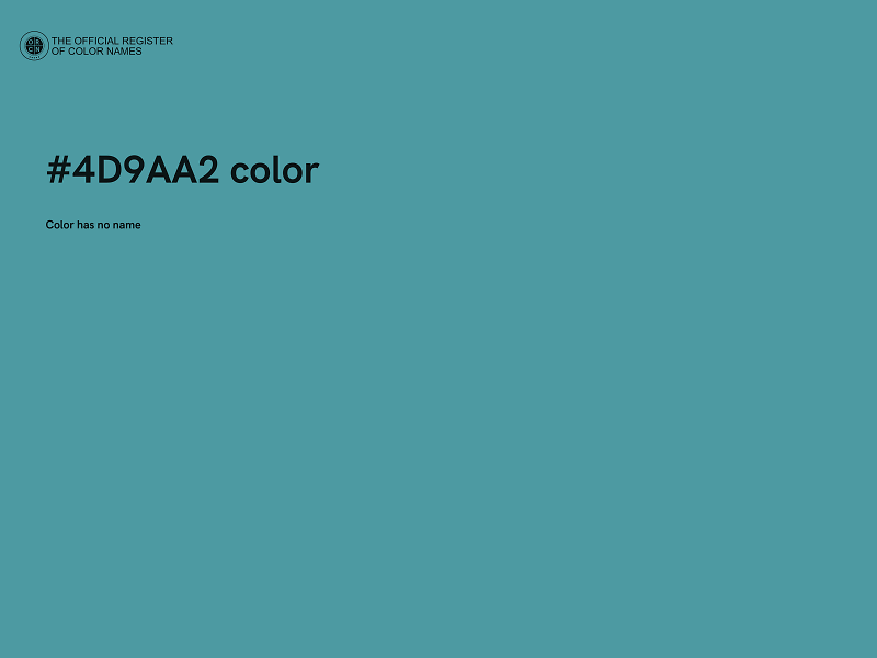 #4D9AA2 color image