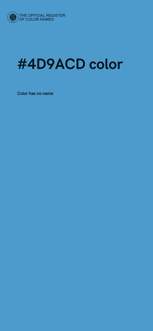 #4D9ACD color image