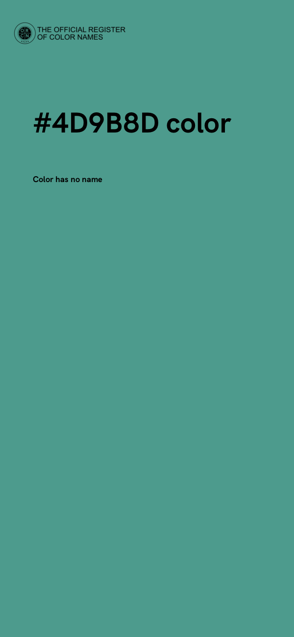 #4D9B8D color image