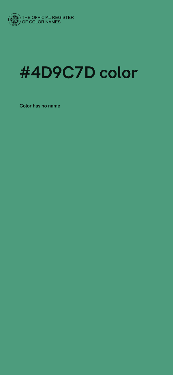 #4D9C7D color image