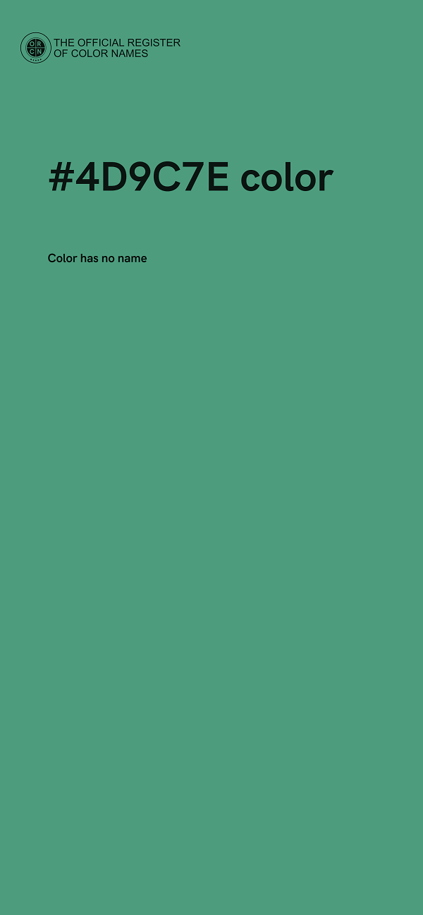 #4D9C7E color image
