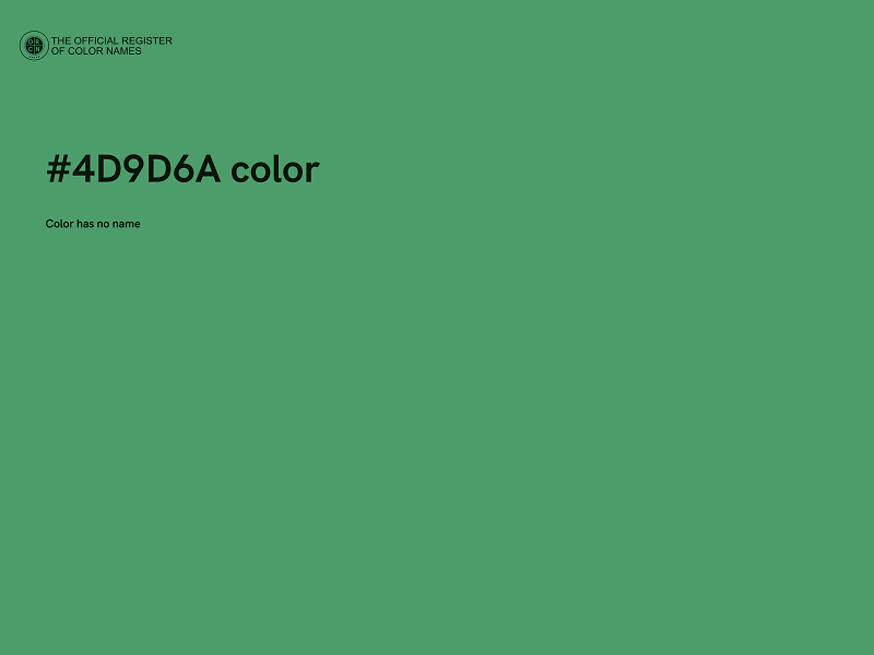 #4D9D6A color image