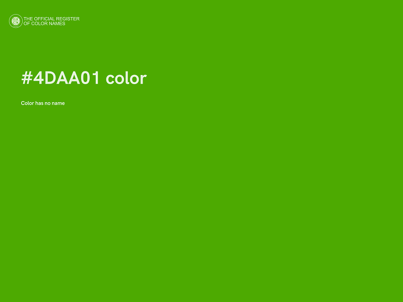 #4DAA01 color image