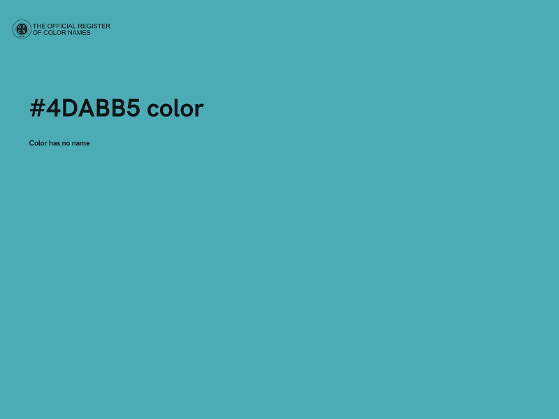 #4DABB5 color image