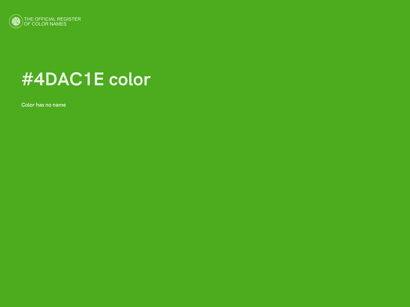 #4DAC1E color image