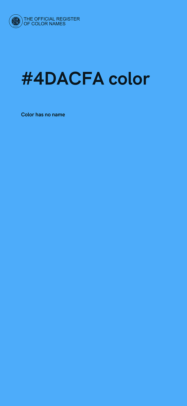 #4DACFA color image