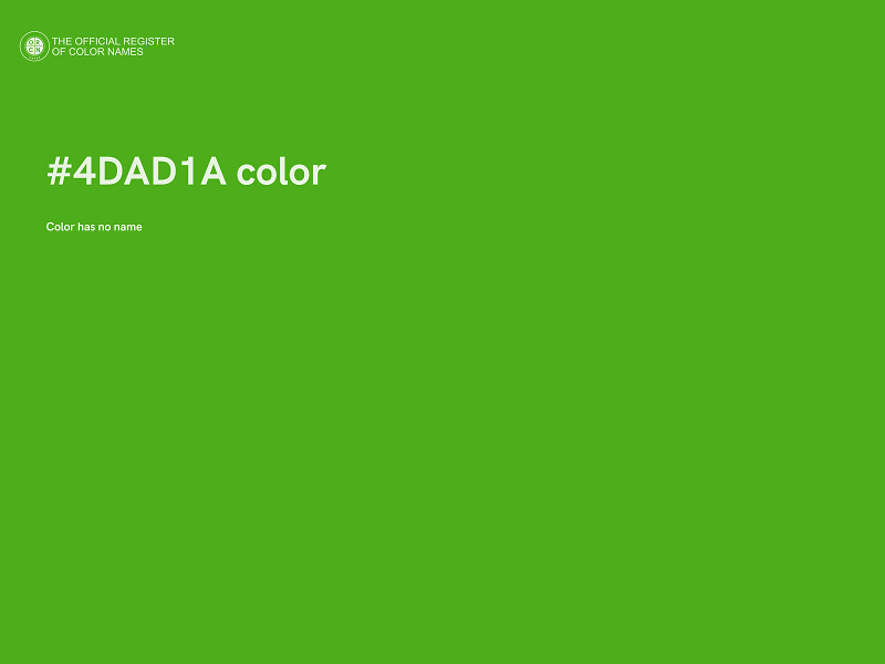 #4DAD1A color image