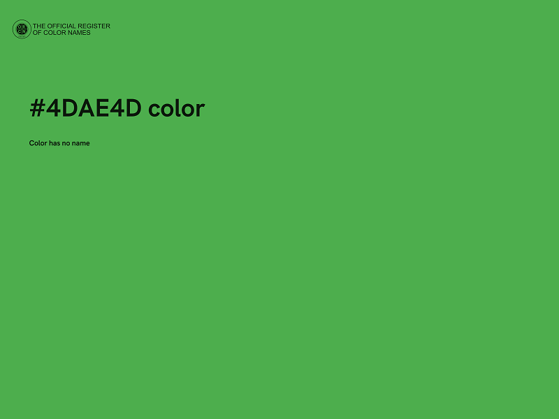 #4DAE4D color image