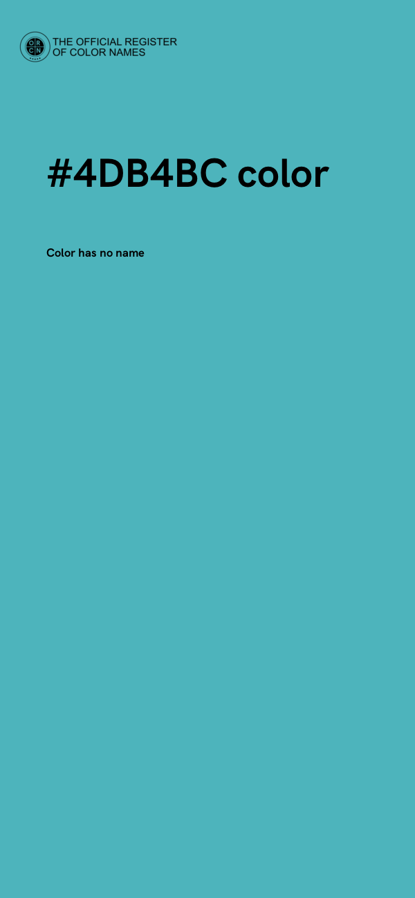 #4DB4BC color image