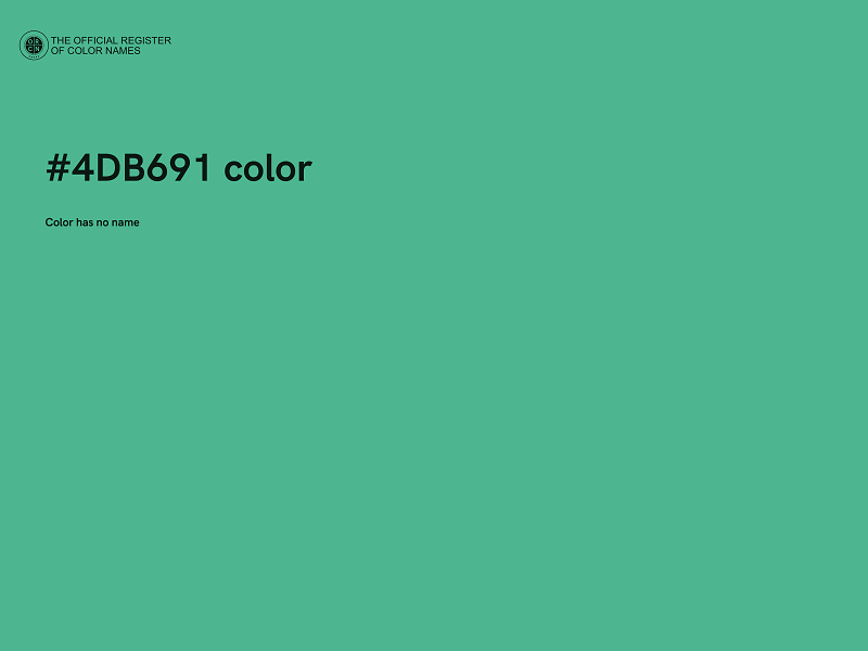 #4DB691 color image