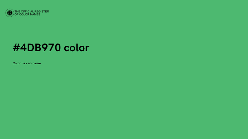 #4DB970 color image