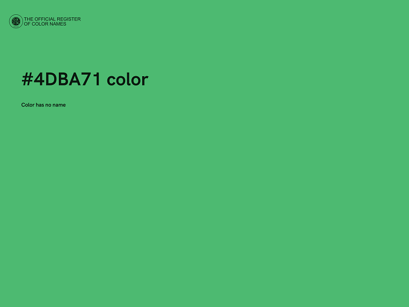#4DBA71 color image