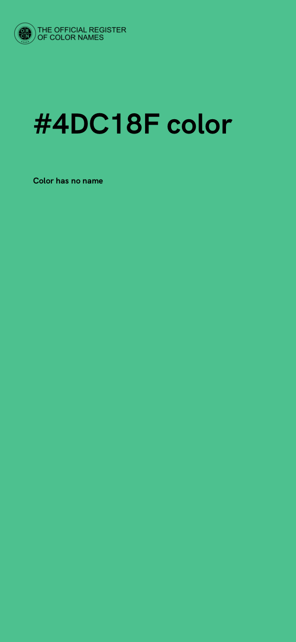 #4DC18F color image