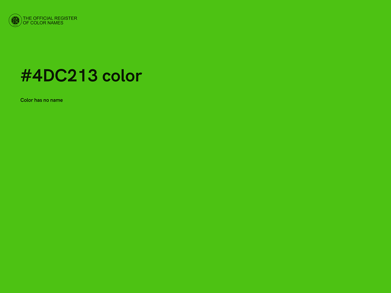 #4DC213 color image
