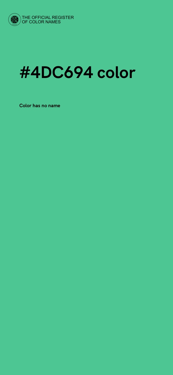 #4DC694 color image
