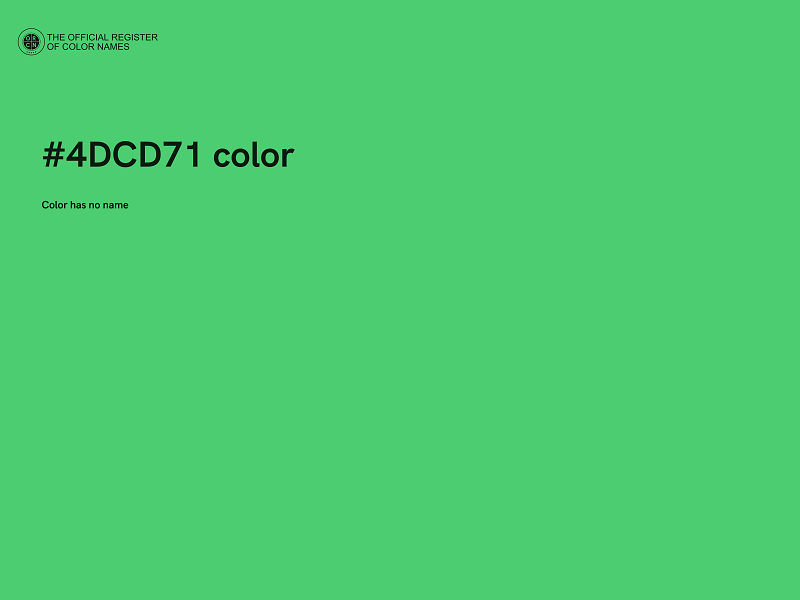 #4DCD71 color image