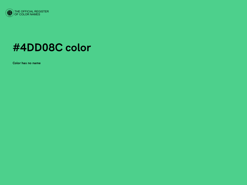 #4DD08C color image