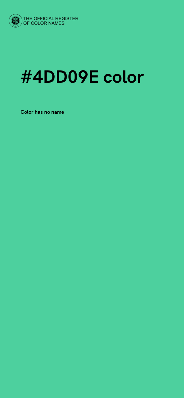 #4DD09E color image