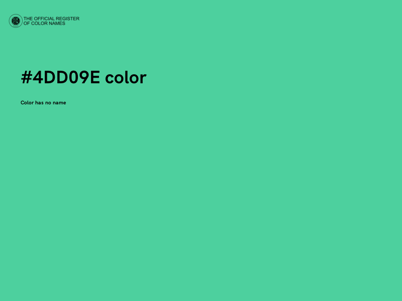 #4DD09E color image