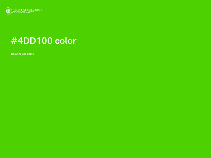 #4DD100 color image