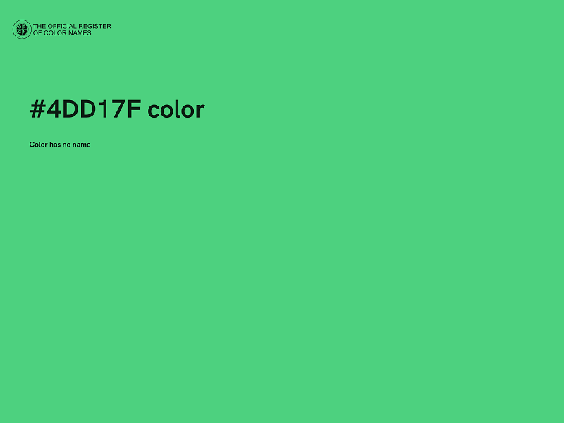 #4DD17F color image