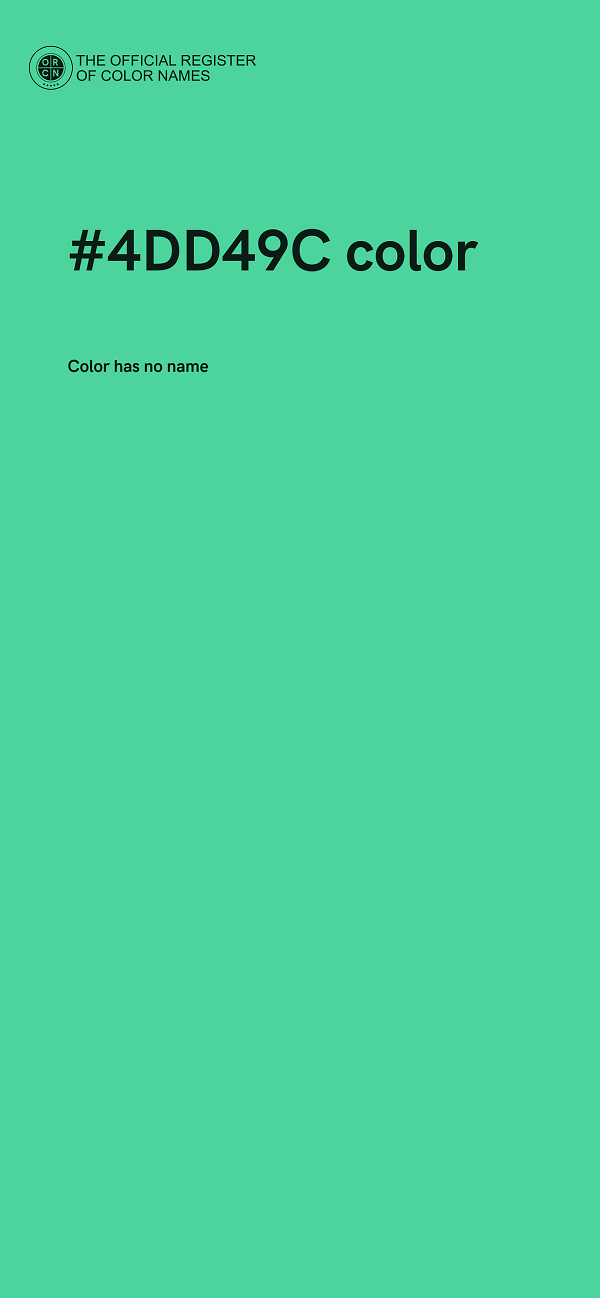 #4DD49C color image