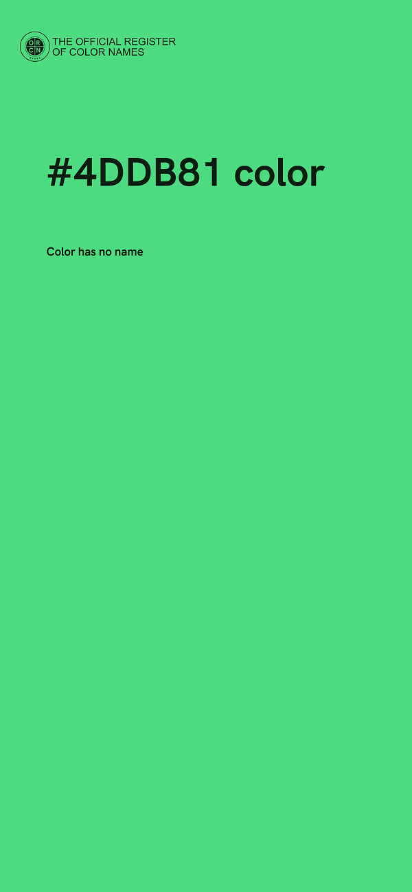 #4DDB81 color image