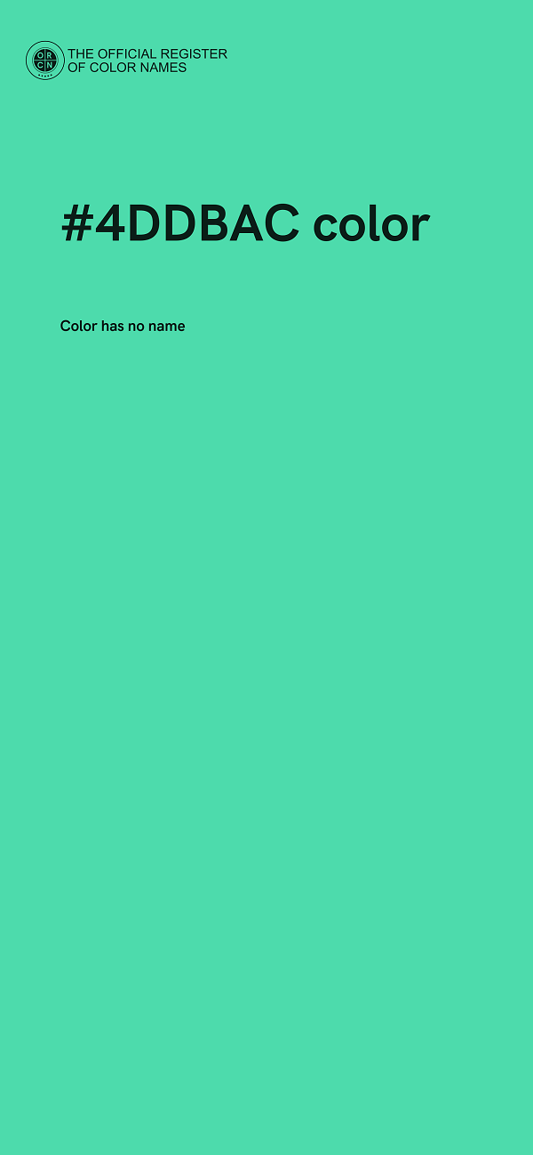 #4DDBAC color image