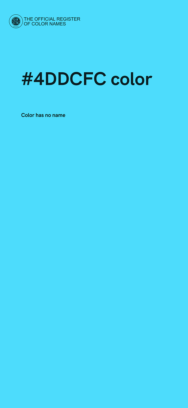 #4DDCFC color image