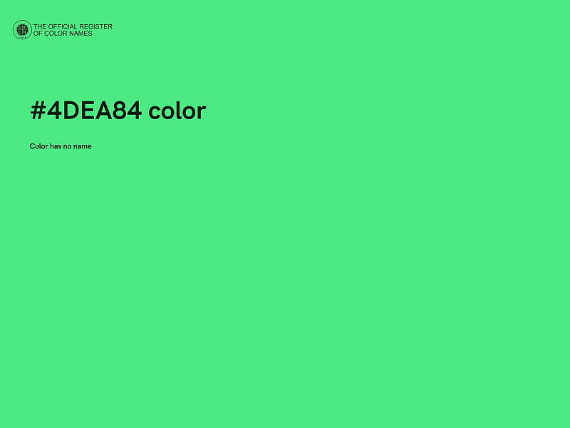 #4DEA84 color image