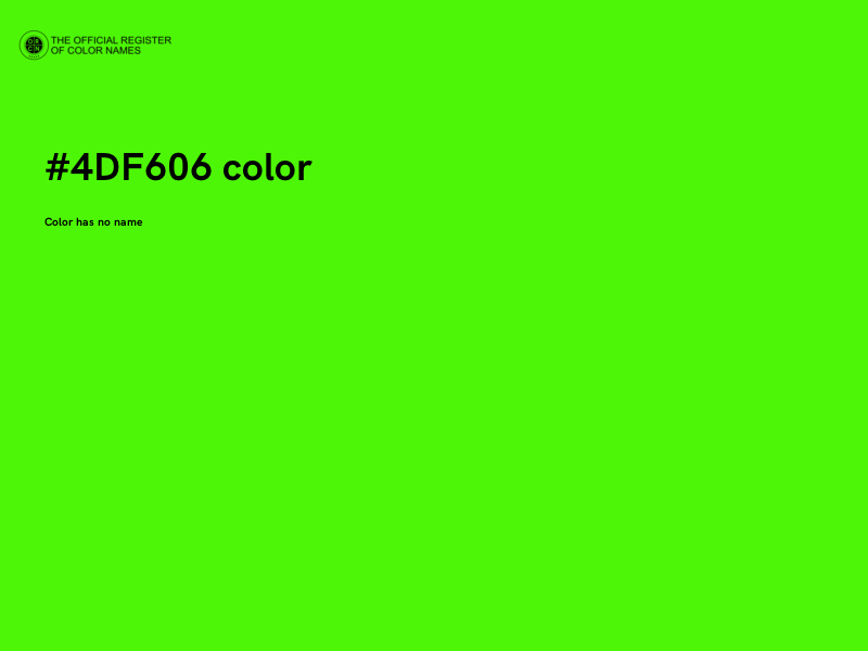 #4DF606 color image