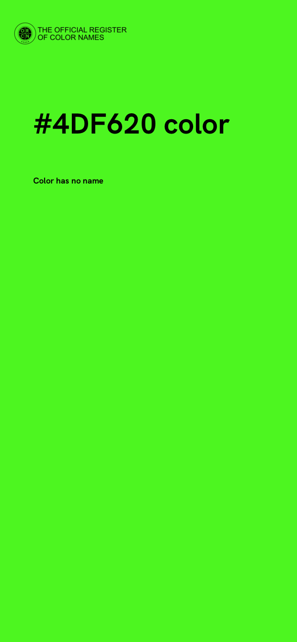 #4DF620 color image