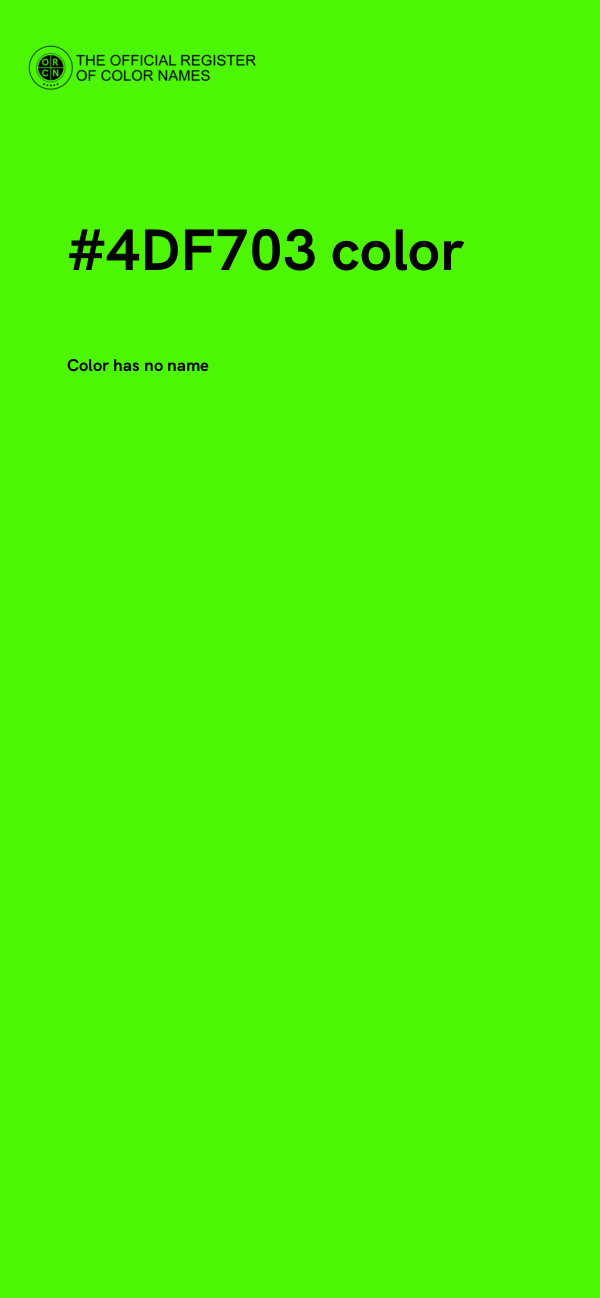 #4DF703 color image