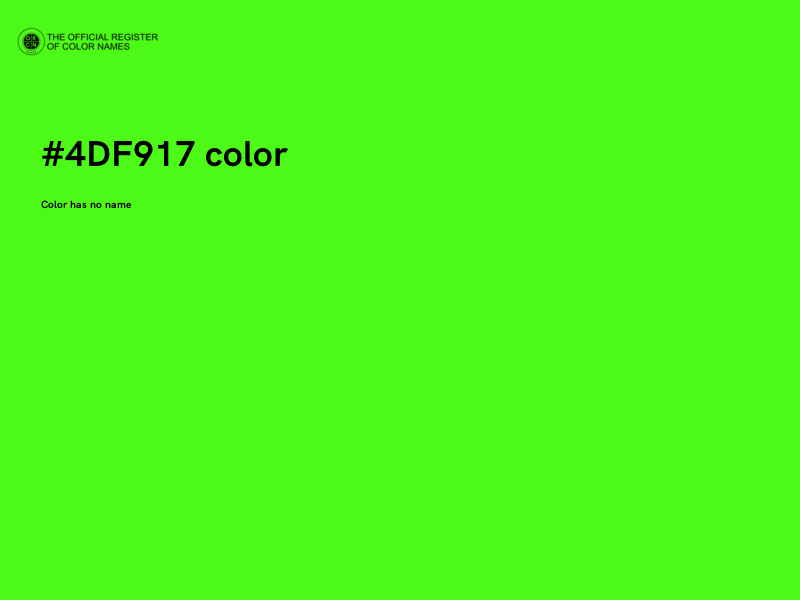 #4DF917 color image