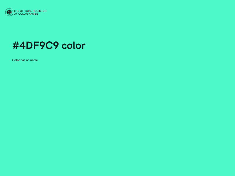 #4DF9C9 color image