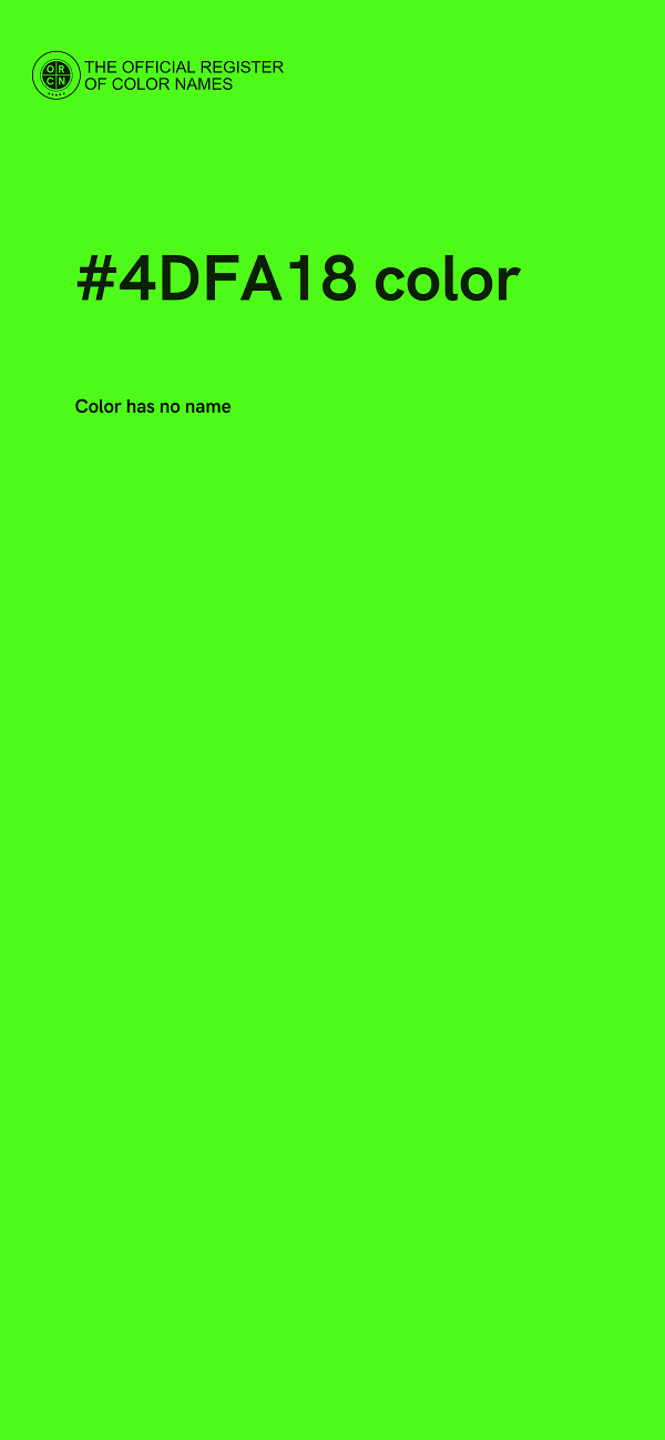 #4DFA18 color image