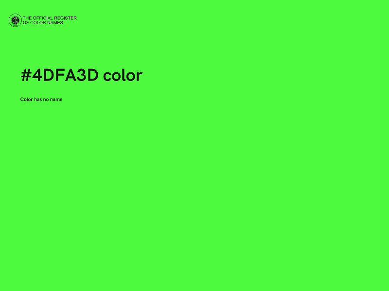 #4DFA3D color image