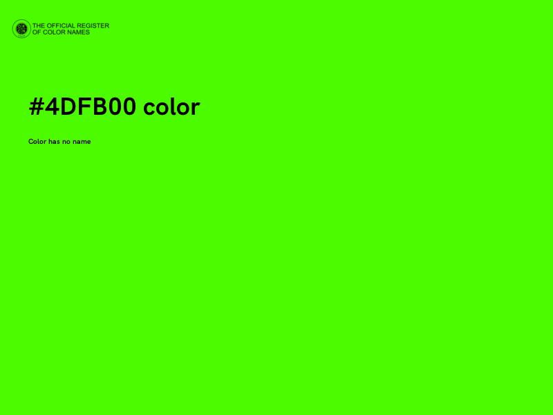 #4DFB00 color image