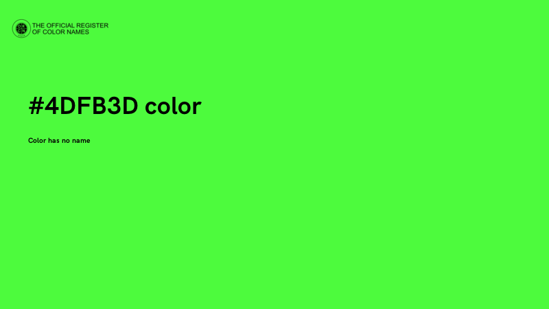 #4DFB3D color image