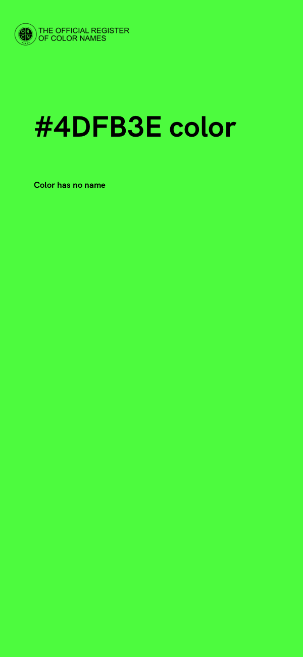 #4DFB3E color image