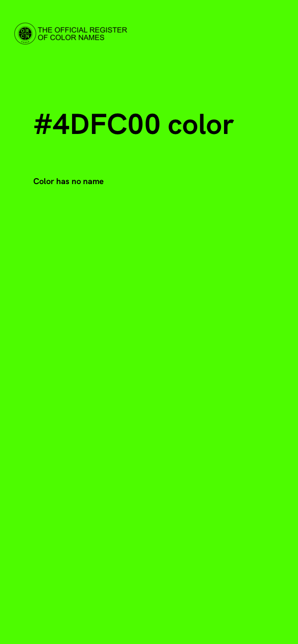 #4DFC00 color image
