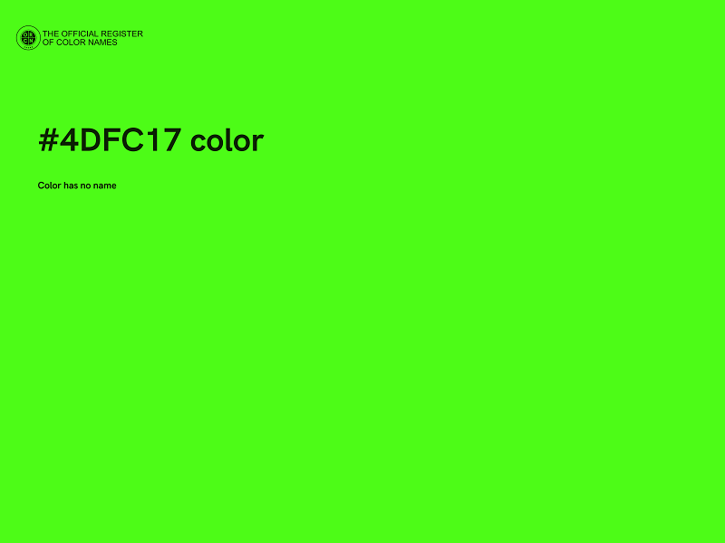 #4DFC17 color image
