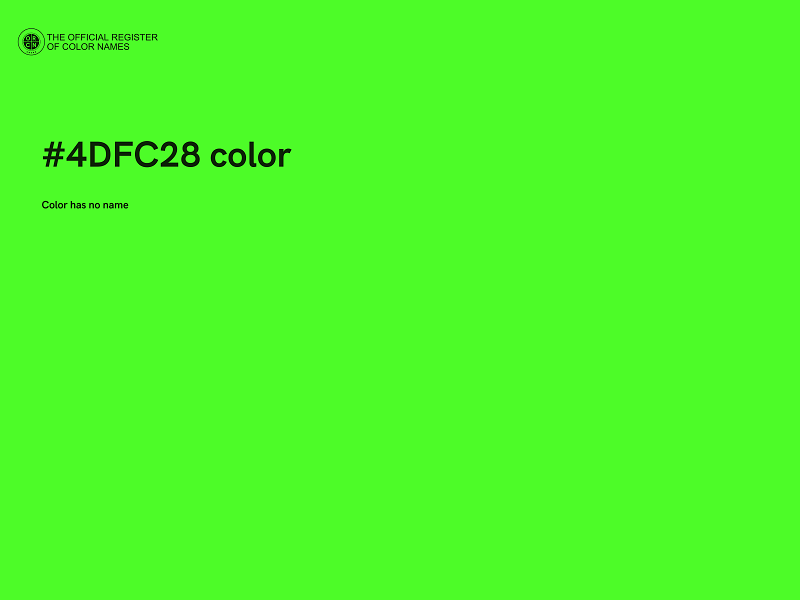 #4DFC28 color image