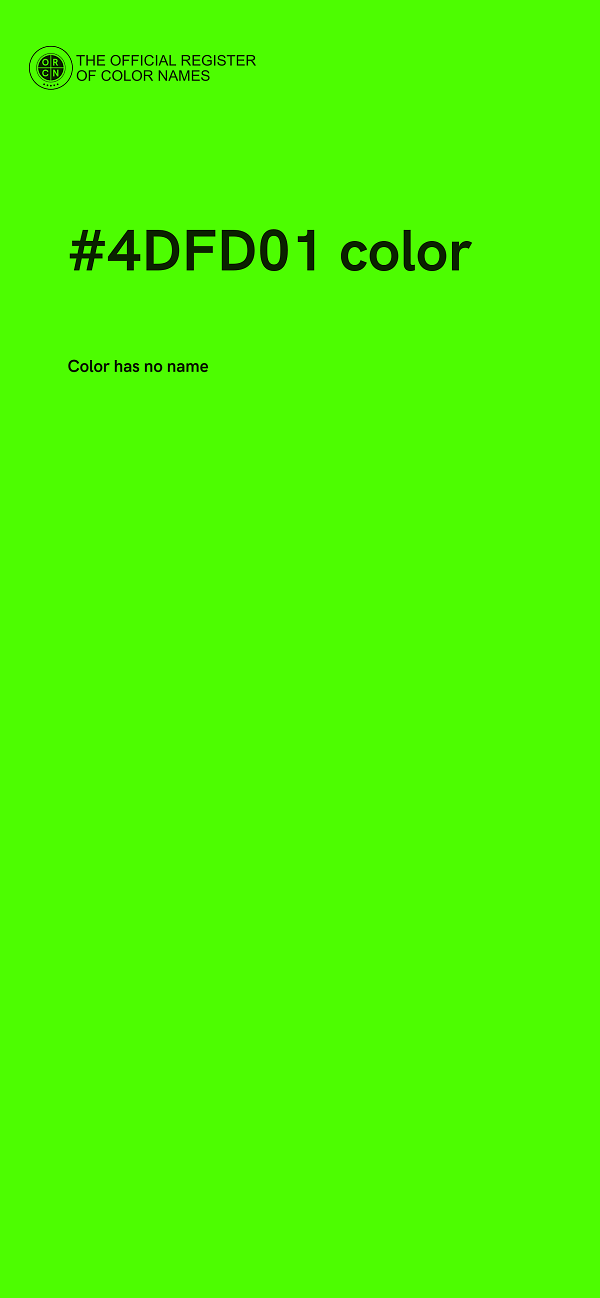 #4DFD01 color image