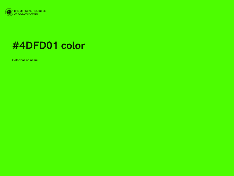 #4DFD01 color image